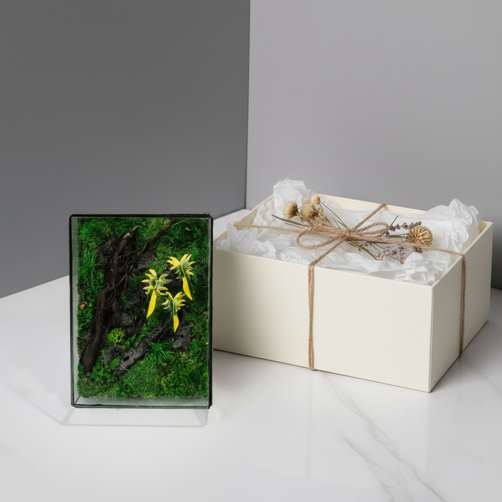 Gift Box Mockup – Jungle Terrarium