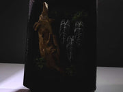 Signature Moss Wall Art | Wall & Desk Display | Branded Walnut Frame