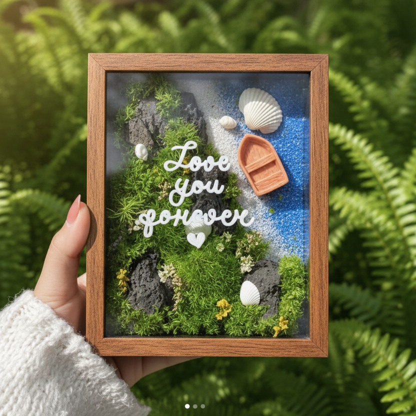 Summer Décor: Styling Moss Art in Your Living Space